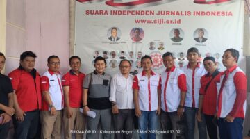 Ketua Umum Suara Independen Jurnalis Indonesia (SIJI) Putra Jaya Sukma Memberikan Motivasi Baru Untuk Kabupaten Bogor