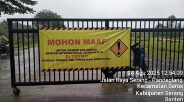 Ada Apa di Balik Larangan Wartawan Liput Proyek Rp14 Miliar di Sport Centre BIS Banten?