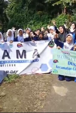 DESA CIBALUNG MELAKUKAN WORID CLEAN UP DAY 2025 KECAMATAN CIJERUK KABUPATEN BOGOR